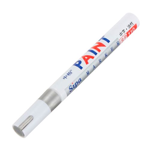 Маркер-краска Paint Sipa (металл, дерево, стекло, пластик), цвет серебро, цена за штуку / Маркер-краски
