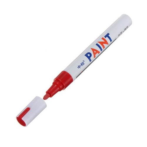 Маркер-краска Paint Sipa (металл, дерево, стекло, пластик), цвет красный, цена за штуку / Бояу маркерлер №2