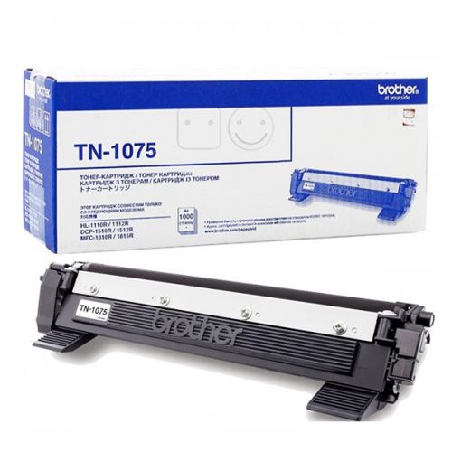 Тонер-картридж оригинальный Brother TN1075 для HL-1110R/1112R/1210WR/1212WR, DCP-1510R/1512R, черный / Тонер-картриджи