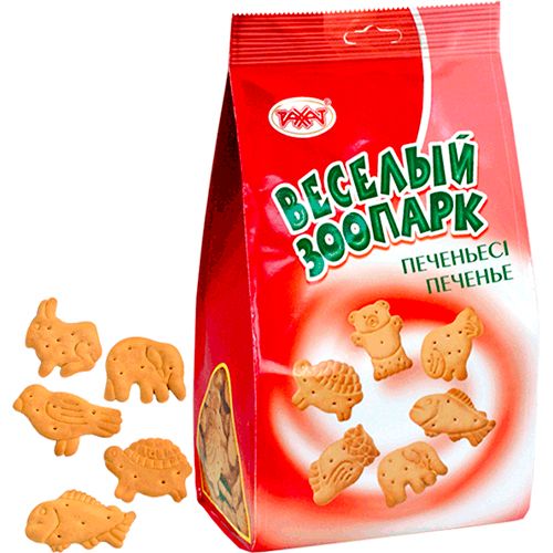 Печенье Рахат "Веселый зоопарк", 350 гр / Печенье, вафли, крекеры №2