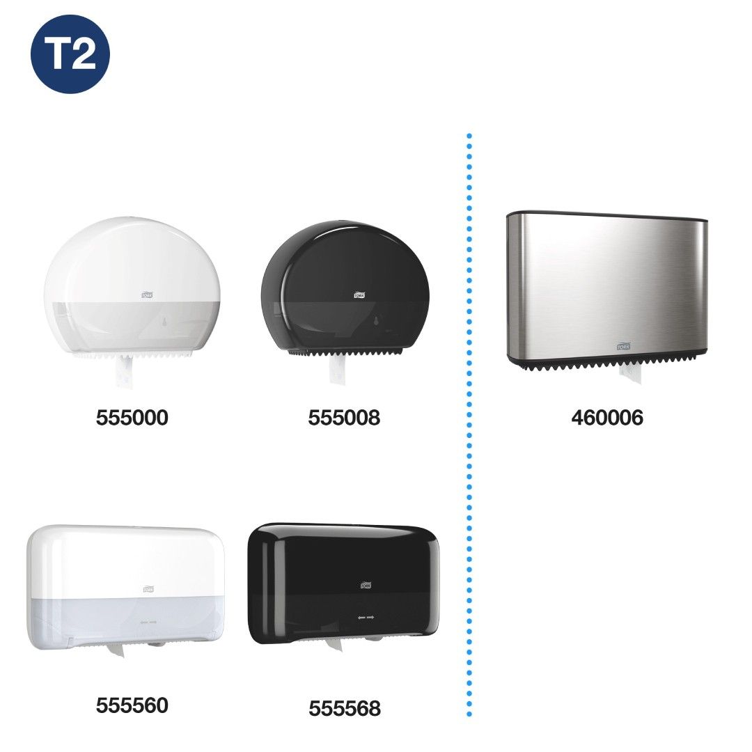 Туалетная бумага рулонная Tork "Premium", 170 метров, 2-х слойная, белая / Бумага туалетная профессиональная №5