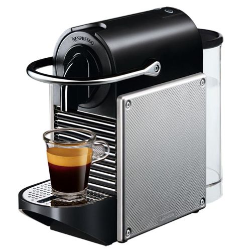 Капсульная кофемашина Krups, Nespresso PIXIE, серебристый / Кофемашины	