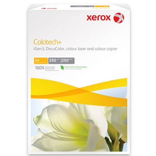 Бумага Xerox Colotech+, A4, 250 гр/м2, 250 листов в пачке / Бумага офисная премиум класса