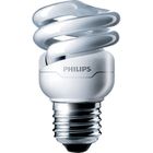 Лампа энергосберегающая Philips "Tornado T2 1PF/6", 8 Вт, 2700 К, теплый белый, E27, S форма