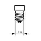 Лампа энергосберегающая Philips "Tornado", 12 Вт, 2700 K, теплый белый, E14, S форма