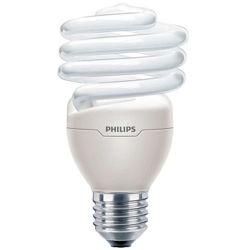 Лампа энергосберегающая Philips "Tornado", 23 Вт, 2700 К, теплый белый, E27, S форма