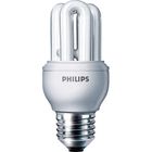 Лампа энергосберегающая Philips "Genie 1PF/6", 8 Вт, 2700 K, теплый белый, E27, U форма