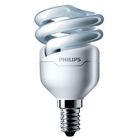 Лампа энергосберегающая Philips "Tornado T2 1PF/6", 8 Вт, 6500 К, холодный белый, E14, S форма