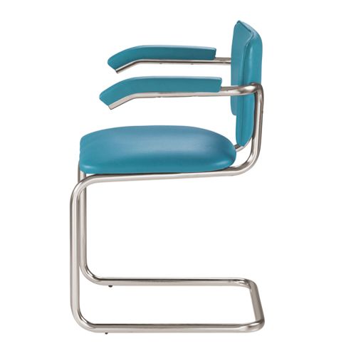 Стул для посетителей SYLWIA ARM V-14, искусственная кожа, черный / Стулья №2