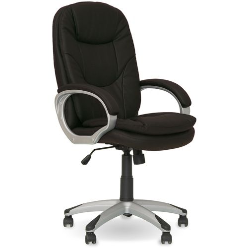 Кресло для руководителей BONN ECO-30, искусственная кожа, черное / Стулья