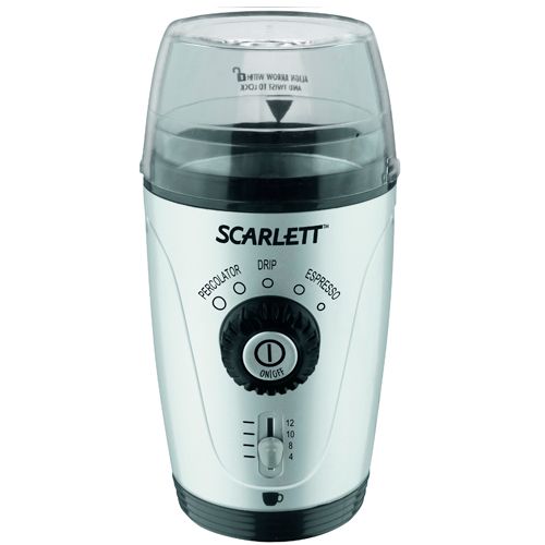 Кофемолка Scarlett SC-4010, электрическая, серебристый / Кофемолки	