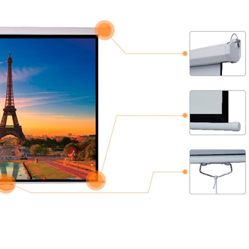 Настенный экран Mr.Pixel, 70" * 70", 178 * 178 см / Настенные экраны №2