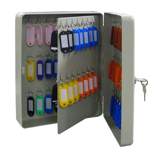 Ключница Aiko на 70 ключей, 300*230*90 мм, серая / Шкафчики для ключей, брелоки oe.kz Ключница Aiko на 70 ключей, 300*230*90 мм, серая / Шкафчики для ключей, брелоки