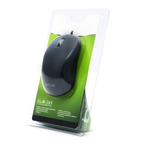 Мышь проводная оптическая Delux DLM-391OUB, USB, 3 кнопки, 1000 dpi, черная / Мыши проводные №3 oe.kz Мышь проводная оптическая Delux DLM-391OUB, USB, 3 кнопки, 1000 dpi, черная / Мыши проводные №3