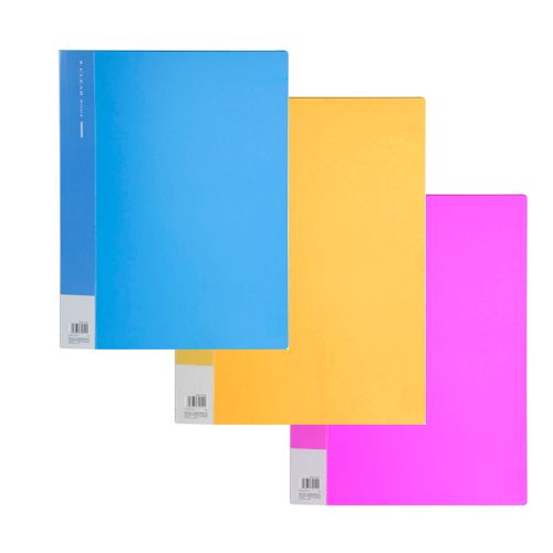 Папка файловая на 20 файлов Cosmic, А4 формат, корешок 14 мм, ассорти / Папки файловые