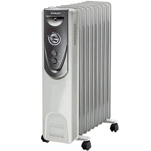 Радиатор масляный Scarlett SC-1157, 2 кВт, белый / Обогреватели oe.kz Радиатор масляный Scarlett SC-1157, 2 кВт, белый / Обогреватели