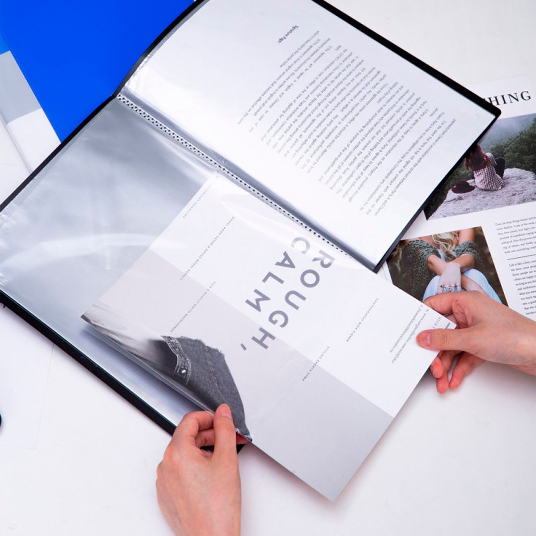 Папка файловая на 20 файлов Deli "Classic", А4 формат, корешок 14 мм, ассорти / Папки файловые №2