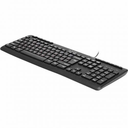 Клавиатура проводная Delux DLK-06UB, USB, ENG/RUS/KAZ, 11 мультимедиа клавиш, черная / Клавиатуры проводные №2