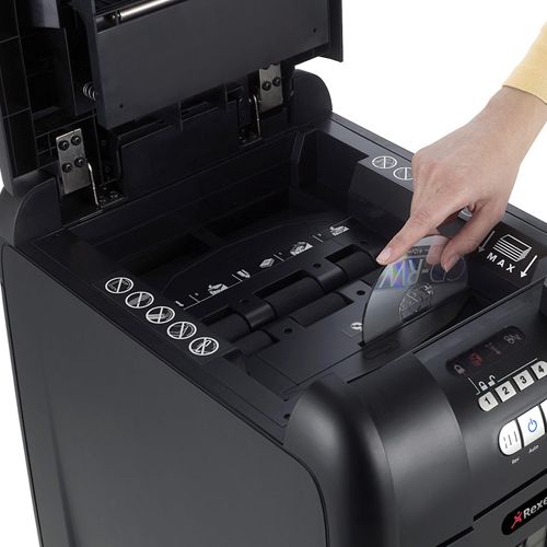 Уничтожитель документов SHRo Rexel Auto+ 300X ("4" уровень секретности), 40 литров, 8 листов / Уничтожители документов №4