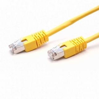 Патч Корд "Ship" экранированный, категория - 5e, FTP, RJ-45, 5 м, S4025YL0500-P, желтый / Сетевые кабеля