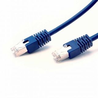Патч Корд "Ship" экранированный, категория - 5e, FTP, RJ-45, 3 м, S4025BL0300-P, синий / Сетевые кабеля