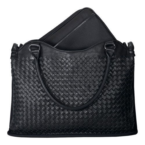 Сумка для ноутбука Asus "Leather Woven Carry Bag", для 12", черная / Рюкзаки, чемоданы, сумки №3