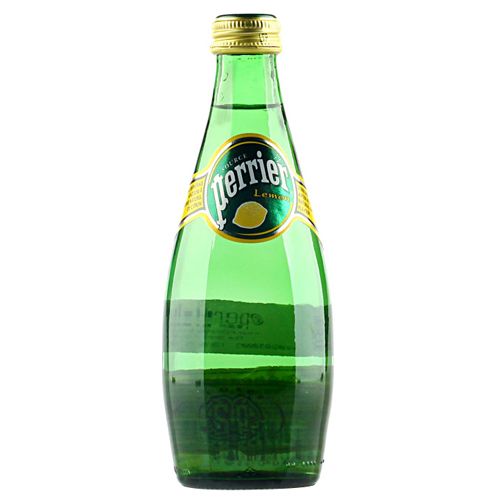 Вода газированная минеральная "Perrier" со вкусом лимона, 0,75 л., стеклянная бут. / Вода питьевая