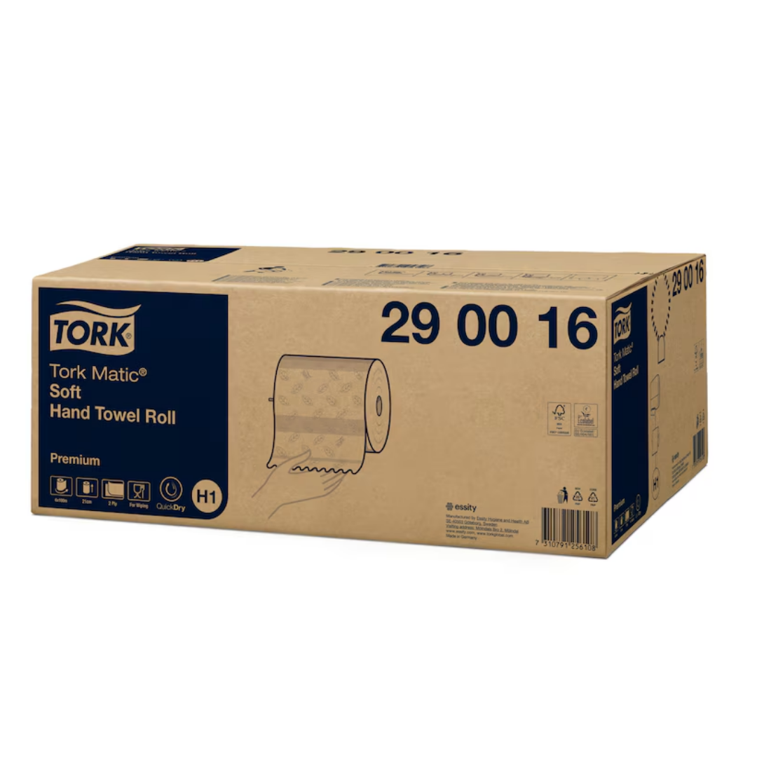Қағаз сүлгілер Tork Premium, 100 м, 2 қабатты, жүйе H1, ақ / Диспенсерлерге арналған сүлгілер №2
