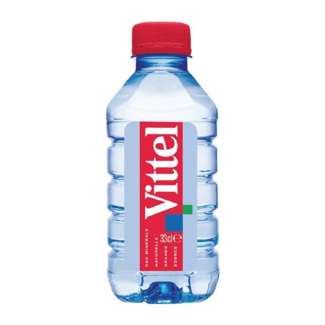 Вода негазированная питьевая "Vittel", 0,33 л / Вода питьевая