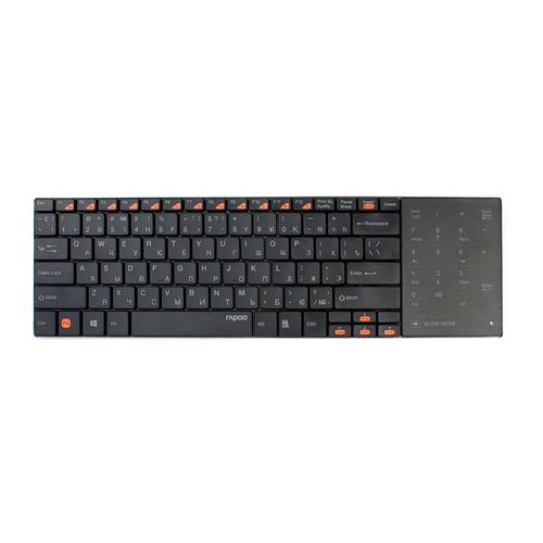 Клавиатура беспроводная Rapoo E9080, ENG/RUS/KAZ, ультратонкая, черная / Клавиатуры беспроводные №2