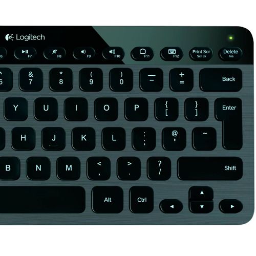 Клавиатура беспроводная Bluetooth, Logitech K810 illuminate slim, серая, без приемника Bluetooth / Клавиатуры беспроводные №4
