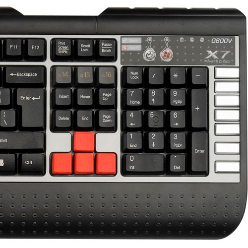 KeyBoard  USB, A4 Tech G-800V, Gaming X7