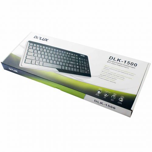 Клавиатура проводная Delux DLK-1500UB, USB, ENG/RUS/KAZ, 12 горячих клавиш, черная / Клавиатуры проводные №3 oe.kz Клавиатура проводная Delux DLK-1500UB, USB, ENG/RUS/KAZ, 12 горячих клавиш, черная / Клавиатуры проводные №3