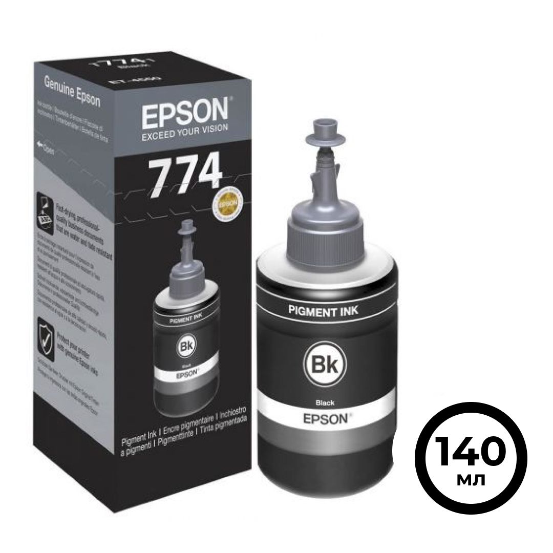 Чернила Epson M100/M105/M200 (O) C13T77414A, черные, 140 мл / Чернила