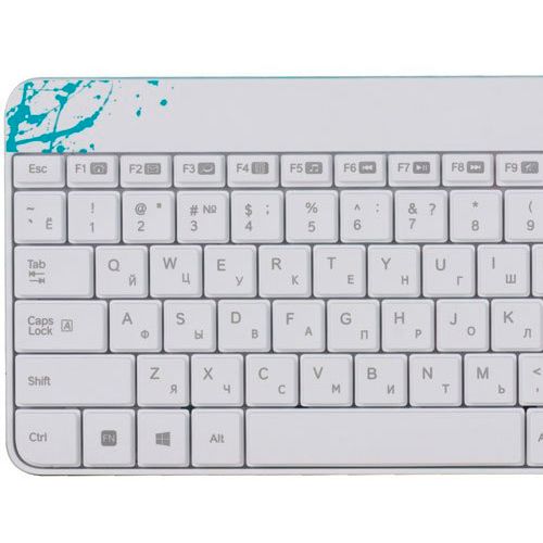Беспроводной набор Logitech MK240, клавиатура и мышь, 4AAA, белый / Комплекты клавиатура+мышь №2