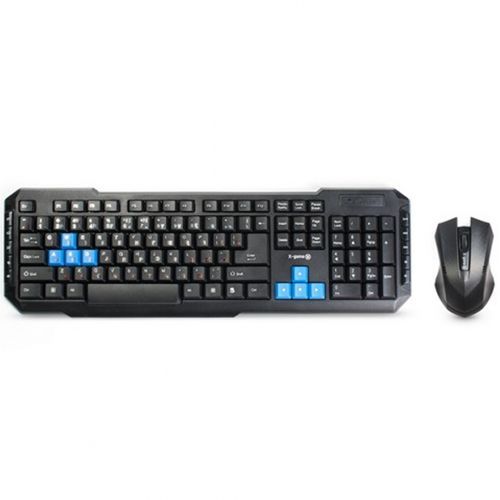 Беспроводной набор X-Game XD-5040OGB, клавиатура и оптическая мышь, черный / Комплекты клавиатура+мышь oe.kz Беспроводной набор X-Game XD-5040OGB, клавиатура и оптическая мышь, черный / Комплекты клавиатура+мышь