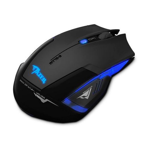 Мышь беспроводная оптическая E-Blue Mazer EMS152BK, 7 кнопок, 1000/1600/2400 dpi, черная / Мыши беспроводные