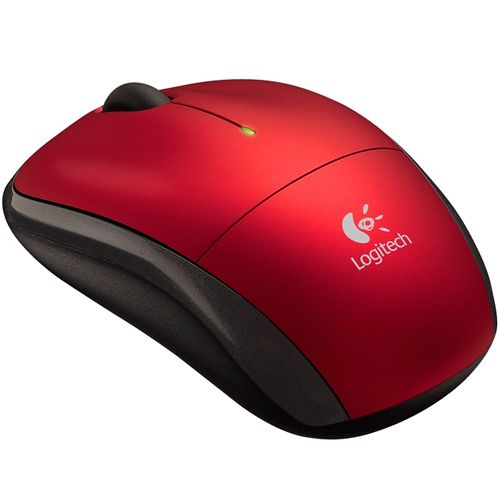 Мышь беспроводная Logitech M215, USB нано-ресивер, 3 кнопки, 1000 dpi, красная / Мыши беспроводные