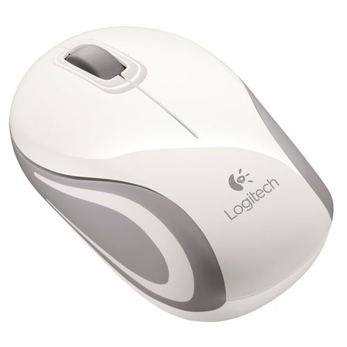 Mouse Logitech M187 Wireless, optical, 1AAA, USB nano-receiver, [910-002740], white