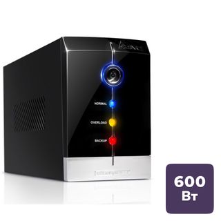 ИБП SVC V-1000-F, Smart, USB, 1000ВА/600Вт, черный / Источники бесперебойного питания