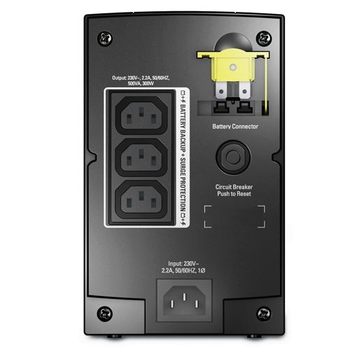 ИБП APC BX500CI, 500 ВА / 300 Вт, черный / Источники бесперебойного питания №2