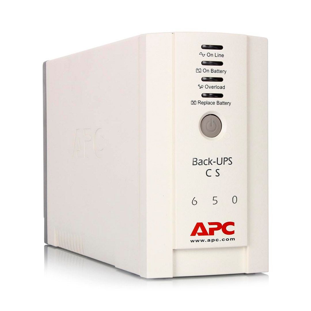 ИБП APC BK650EI, 650ВА/400Вт, бежевый / Источники бесперебойного питания