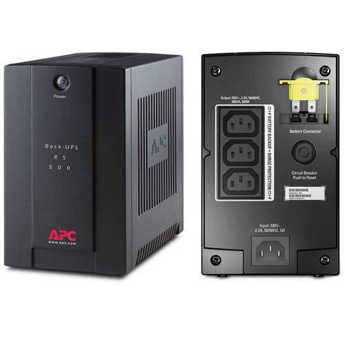 Интерактивный ИБП APC BR500CI-RS, 500ВА / 300Вт, черный / Источники бесперебойного питания №3