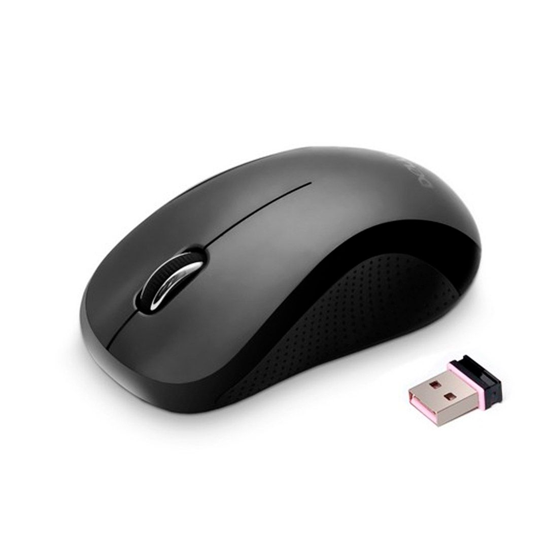 Мышь беспроводная Delux DLM-391OGB, USB, 3 кнопки, 1000 dpi, черная / Мыши беспроводные №2