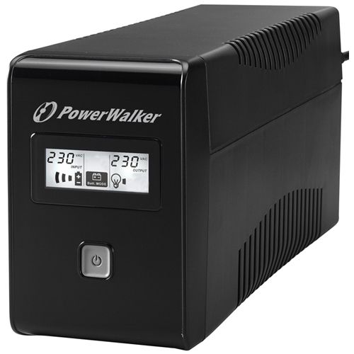 ИБП Powerex VI 650 LCD, 650ВА/360Вт, черный