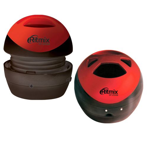 Мини-акустическая система Ritmix SP-2010B, (2.0), 4 Вт, RMS 2Wx2, LiIon/USB, черно-красная / Компьютерные колонки oe.kz Мини-акустическая система Ritmix SP-2010B, (2.0), 4 Вт, RMS 2Wx2, LiIon/USB, черно-красная / Компьютерные колонки