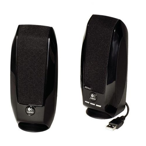 Акустическая система Logitech S-150 (2.0), 1.2W RMS, [980-000029], USB, черный