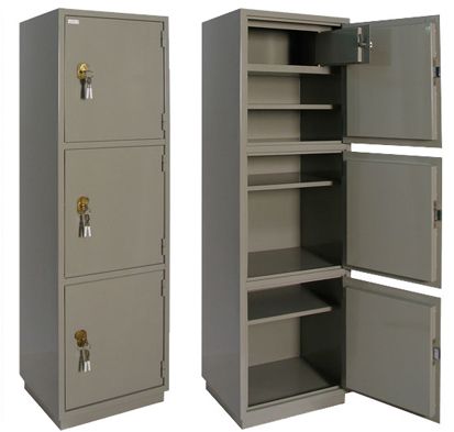 Металлический бухгалтерский шкаф КБС - 033т, 1560*470*395 мм. / Архивные шкафы №2