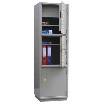 Металлический бухгалтерский шкаф КБС - 033т, 1560*470*395 мм. / Архивные шкафы №3