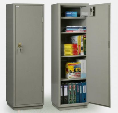 Металлический бухгалтерский шкаф КБС - 031т, 1560*470*395 мм. / Архивные шкафы №2